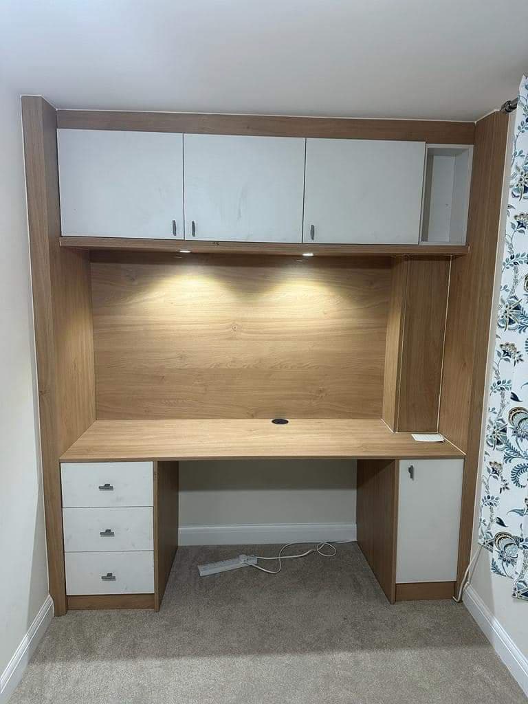 Fitted Study Desk - after