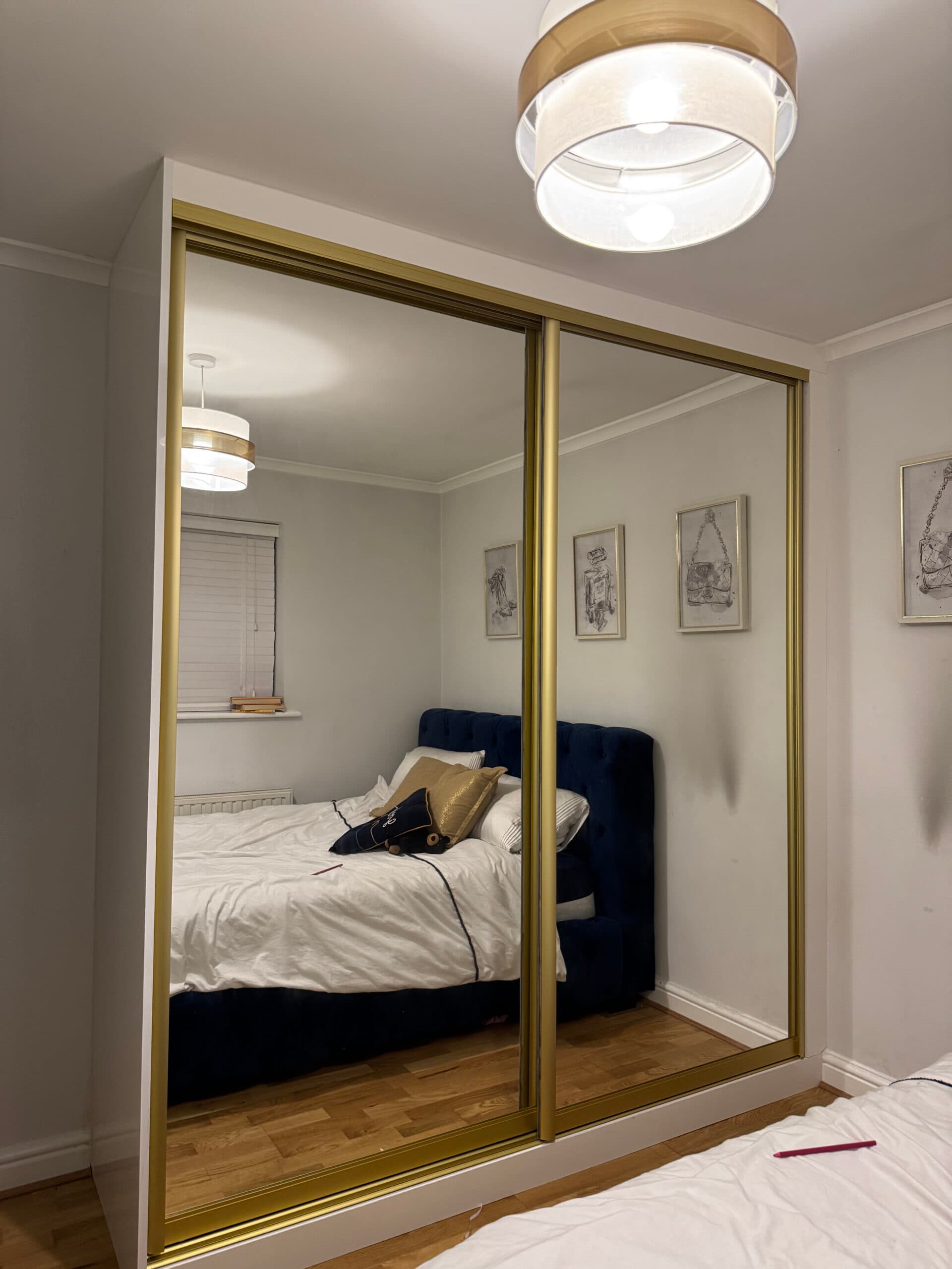 Mirrored Sliding Wardrobes - after