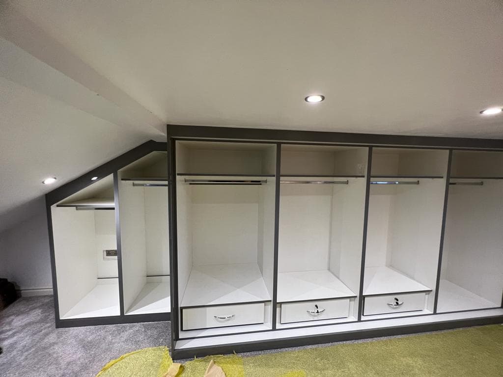 Loft & Attic fitted wardrobe project 3 by AF Fitted Wardrobes, Manchester