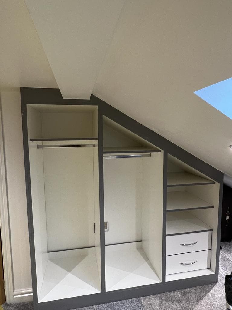 Loft & Attic fitted wardrobe project 4 by AF Fitted Wardrobes, Manchester