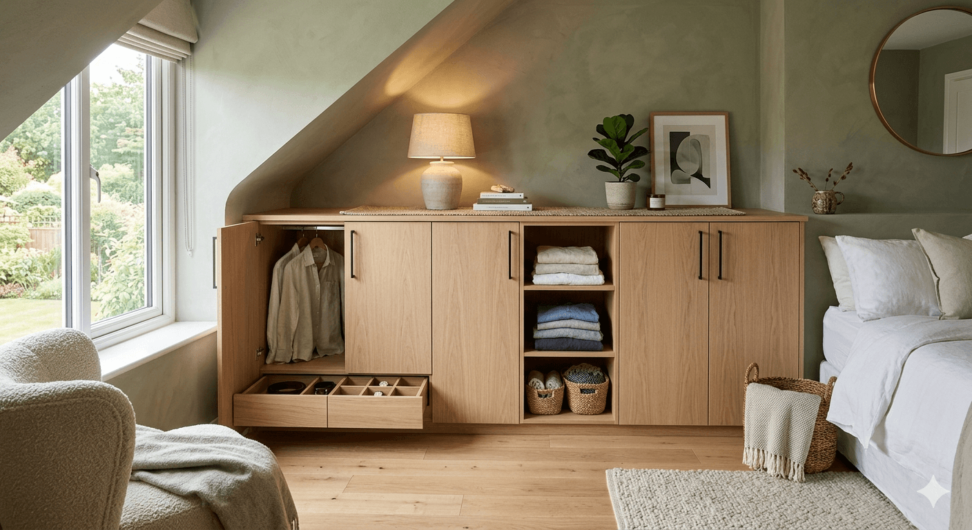 How a Low Wardrobe Can Transform Awkward and Unused Spaces