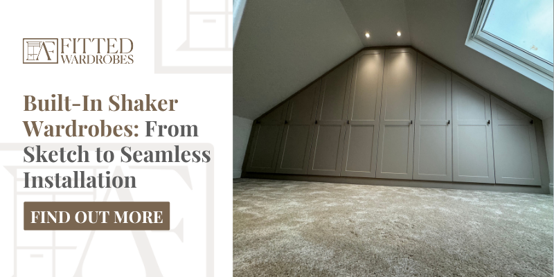 Built-In Shaker Wardrobes: From Sketch to Seamless Fitting